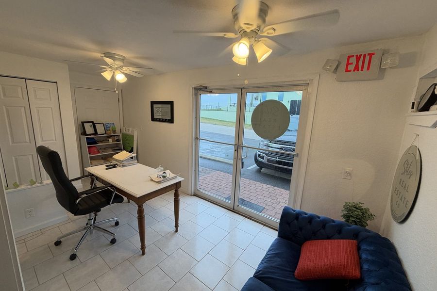 Front room with glass doors onto A1A